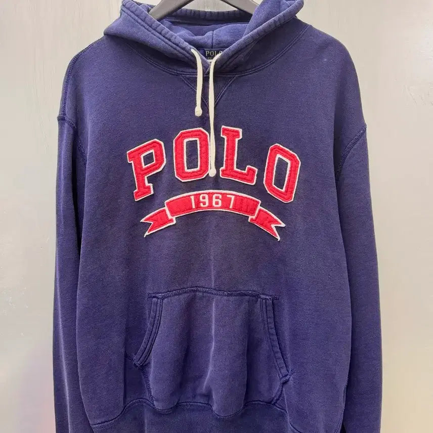 [BUNJANG] Polo Ralph Lauren 1967 Big Logo Hoodie Navy XL / Polo 폴로 랄프로렌 네이비 1967 빅로고 후드티