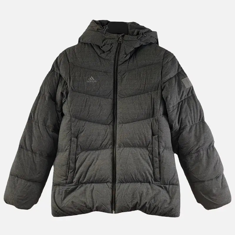[BUNJANG] Adidas Grey Women's Padded Jacket Size 85 / 아디다스 그레이 여자 패딩 85 N7580