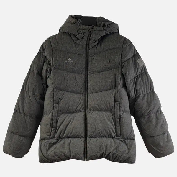 [BUNJANG] Adidas Grey Women's Padded Jacket Size 85 / 아디다스 그레이 여자 패딩 85 N7580