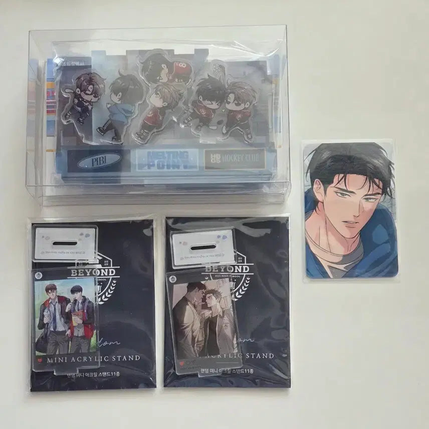 [BUNJANG] Haebingseon LED Diorama Rebom Cafe POB Photocard Bundle Set / 해빙곡선 LED 디오라마 레봄 카페 특전 포카 원투텐 아밝 경찰 굿즈