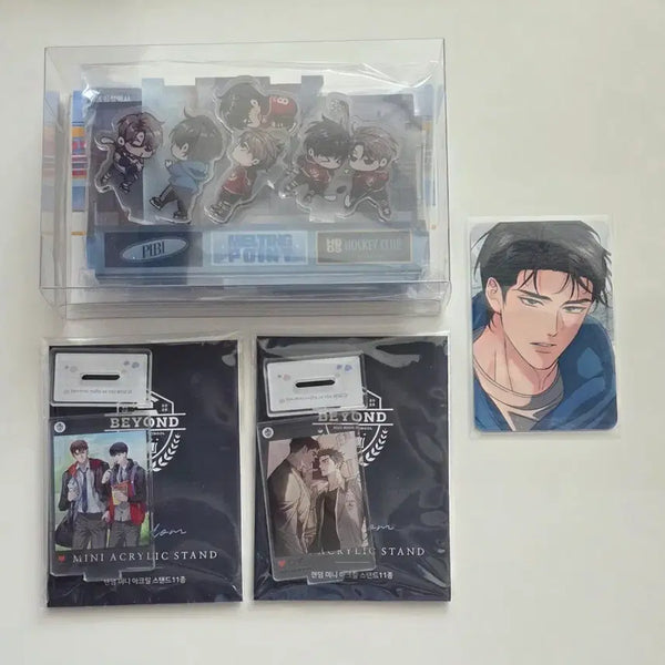 [BUNJANG] Haebingseon LED Diorama Rebom Cafe POB Photocard Bundle Set / 해빙곡선 LED 디오라마 레봄 카페 특전 포카 원투텐 아밝 경찰 굿즈