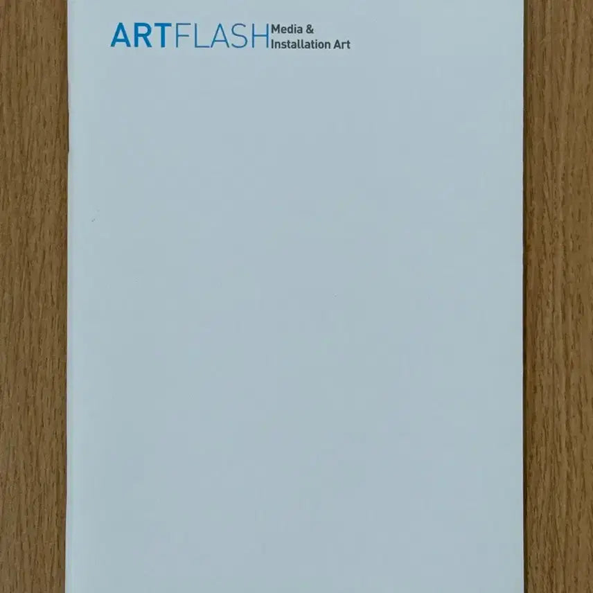 [BUNJANG] ARTFLASH Media & Installation Art Pamphlet / ARTFLASH 미디어 & 설치 미술 팜플렛