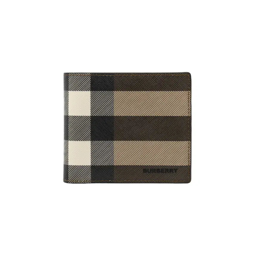 [BUNJANG] Burberry Vintage Check Leather Bifold Wallet / 버버리 체크 가죽 반지갑