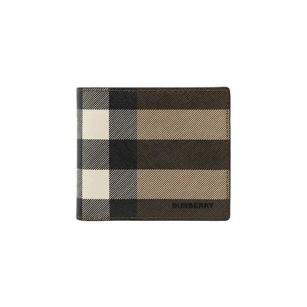 [BUNJANG] Burberry Vintage Check Leather Bifold Wallet / 버버리 체크 가죽 반지갑