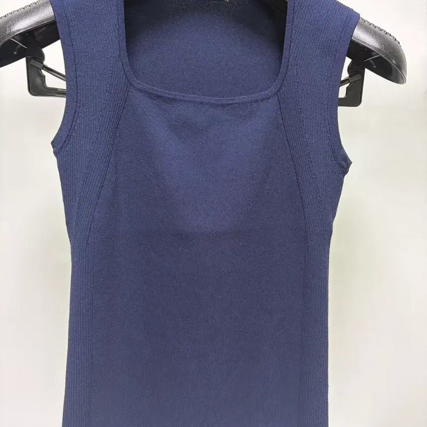 [BUNJANG] She's Miss Navy Rayon Nylon Knit Sleeveless Top / 여성
