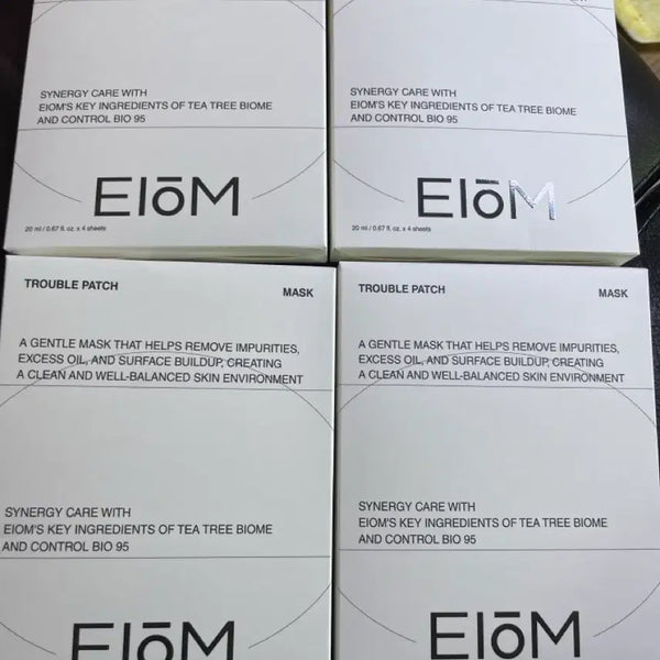 [BUNJANG] Ieom Trouble Patch Mask Pack Sealed 4 Boxes (16 Count) / 이옴 트러블 패치 마스크팩 미개봉 4박 16개입