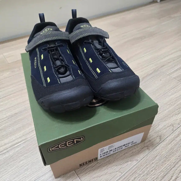 [BUNJANG] KEEN Kids Jasper Sneakers Navy 235 / 킨 KEEN 빅키즈 재스퍼 운동화 네이비 235