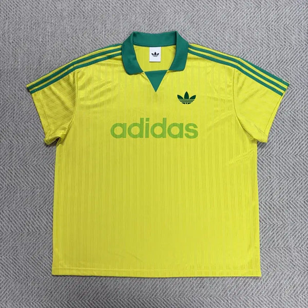 [BUNJANG] Adidas Goli T-shirt Short Sleeve Yellow/Green XL / (2XL)아디다스 골리탑 반팔티