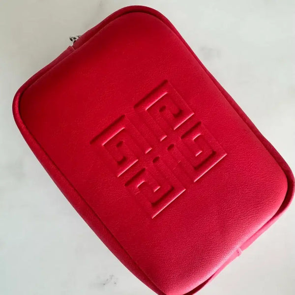 [BUNJANG] Givenchy Red Logo Pouch / 지방시 레드 로고 파우치