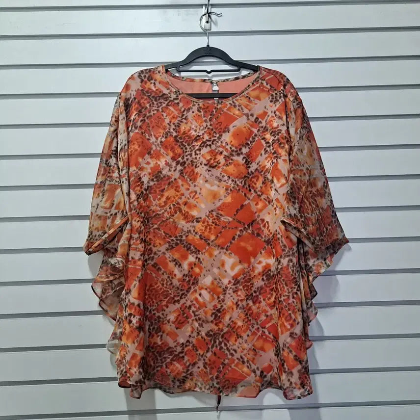 [BUNJANG] Leopard Pattern Blouse / 화사한컬러 레오파드패턴 시원한 블라우스 66 옷장꾸미기