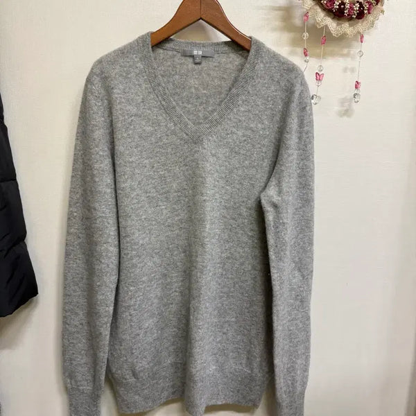 [BUNJANG] Uniqlo 100% Cashmere Knit Sweater / 일본판 유니클로 캐시미어100%니트