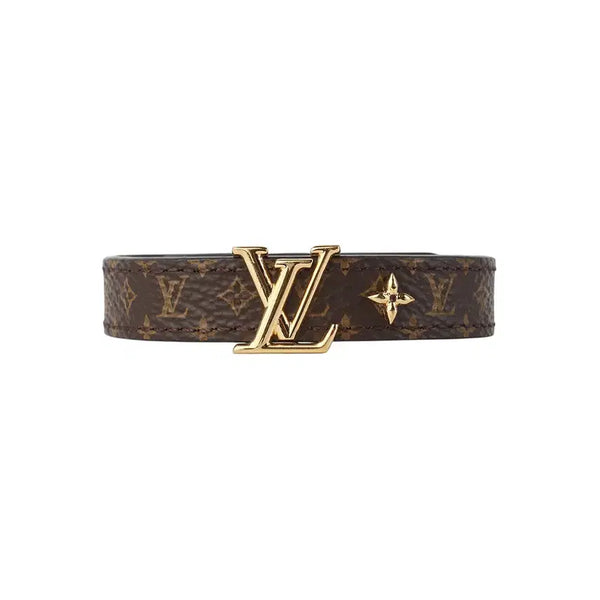 [BUNJANG] Louis Vuitton Monogram LV Iconic Bracelet 19 / 루이비통 M8526E 모노그램 금장 LV 아이코닉 팔찌 19호 (26년공홈인보이스) 37491K-2