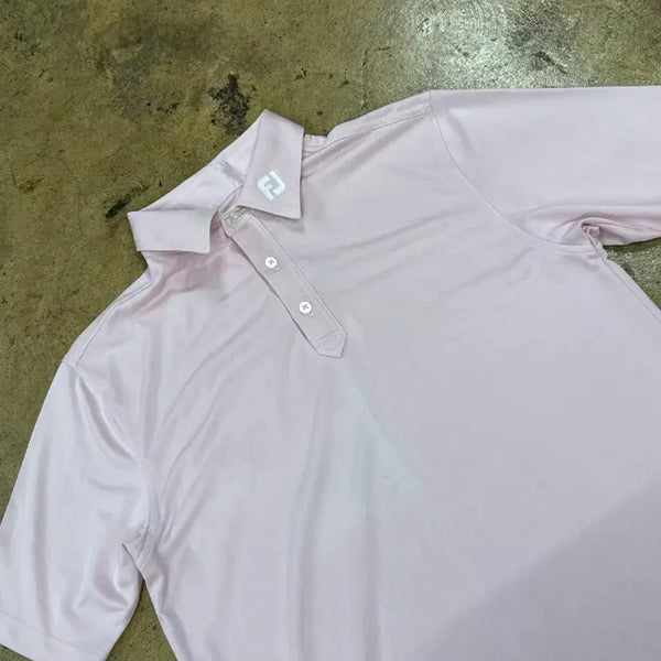 [BUNJANG] Footjoy Golfwear Pink Short Sleeve Polo T-Shirt / [정품/M] 풋조이 골프웨어 핑크 반팔 카라티