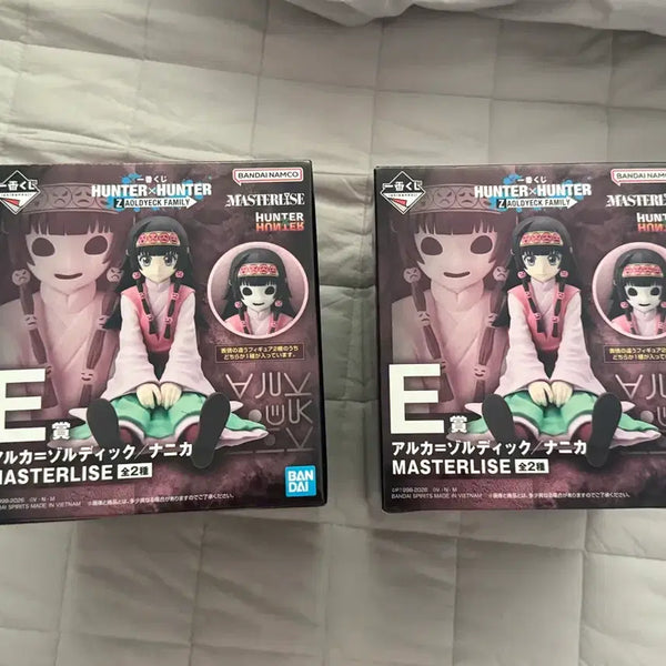 [BUNJANG] Hunter x Hunter Ichiban Kuji E Prize Alkan & Nanika Bundle Set (Sealed) / (미개봉) 헌터X헌터 제일복권 E상 아르카, 나니카 일괄