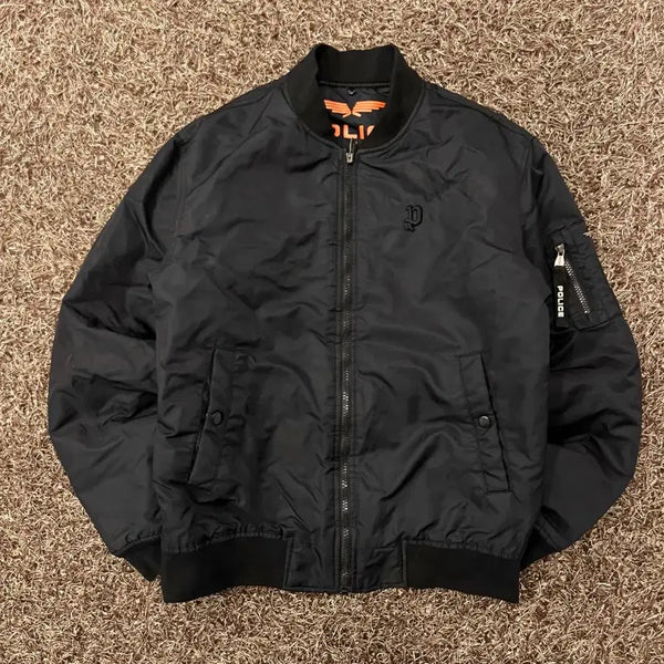 [BUNJANG] M POLICE MA-1 Bomber Flight Jacket / M 폴리스 MA-1 봄버 항공 플라이트 자켓