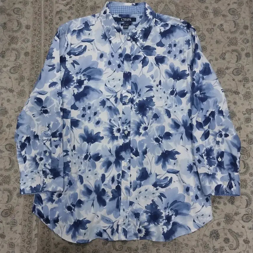 [BUNJANG] Chaps Ralph Lauren Floral Pattern Shirt XL / 챕스 랄프로렌 플로럴 패턴 셔츠 XL