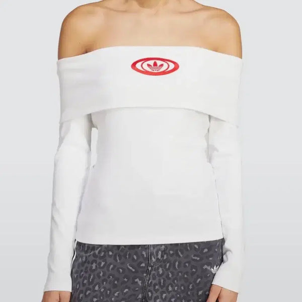[BUNJANG] Adidas CAMPUS2000 Off-Shoulder Top XS New / 아디다스 CAMPUS2000 오프숄더탑 XS 새상품