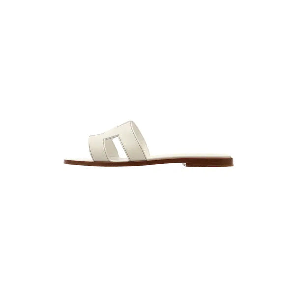 [BUNJANG] Hermès Oran Sandals Calfskin & Blanc Piquée Avant / (W) 에르메스 오란 샌들 카프스킨 & 블랑 피케르 아반