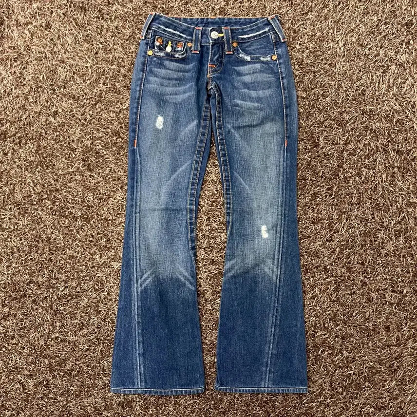 [BUNJANG] True Religion Joey Jeans Vintage Wash Bootcut Denim Pants / 24 트루릴리전 부츠컷 조이 워싱 데님 팬츠