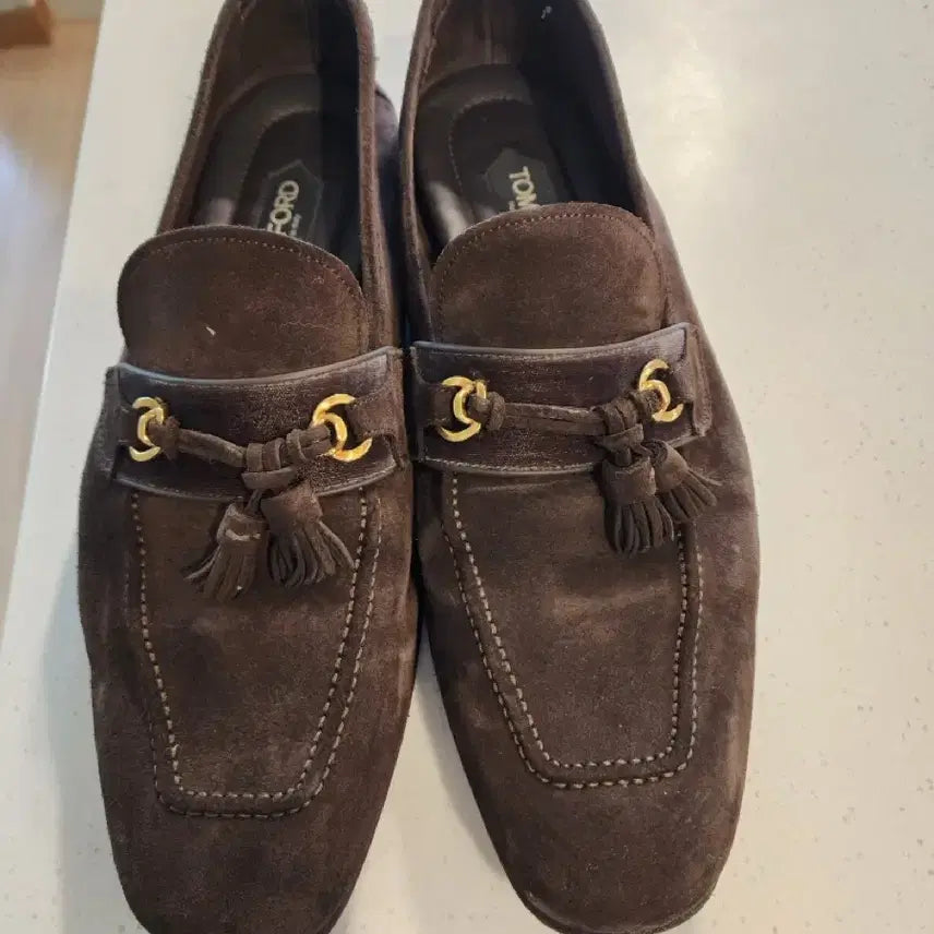 [BUNJANG] Tom Ford Suede Tassel Loafers Brown / 톰포드 스웨이드 로퍼 브라운