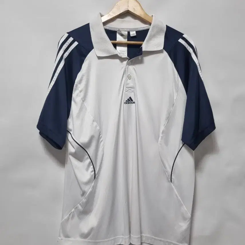 [BUNJANG] Adidas Functional Short-Sleeve Polo T-Shirt / 아디다스 기능성 반팔 카라티 100