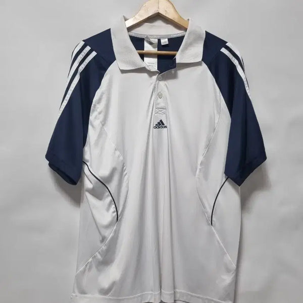 [BUNJANG] Adidas Functional Short-Sleeve Polo T-Shirt / 아디다스 기능성 반팔 카라티 100