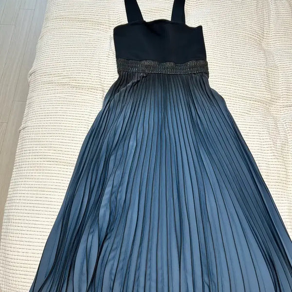 [BUNJANG] Provenza & Schuler Pleated Long Dress / 여성원피스