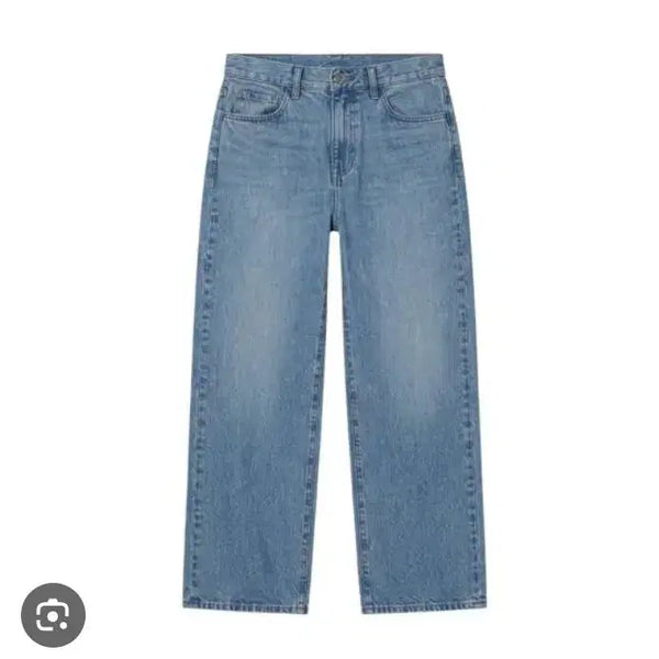 [BUNJANG] Uniqlo JW Anderson Straight Denim Pants (Light Blue) / [새상품] 유니클 JW앤더슨 스트레이트팬츠