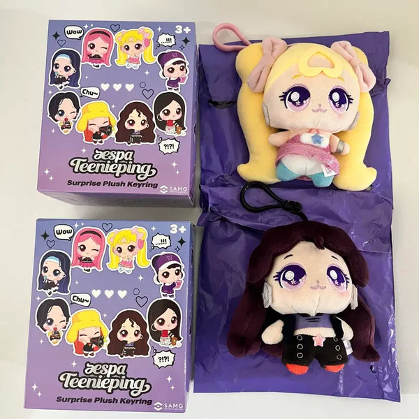 [BUNJANG] aespa Tinyping Surprise Plush Keyring Winter Bundle Set / 에스파 티니핑 서프라이즈 플러시 키링 윈터 일괄 판매합니다