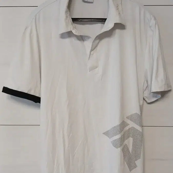 [BUNJANG] PXG Golf Wear Men's Short Sleeve Polo Shirt White L / PXG 골프웨어 남성 반팔 카라티 화이트 L사이즈 뒷면작은얼룩점