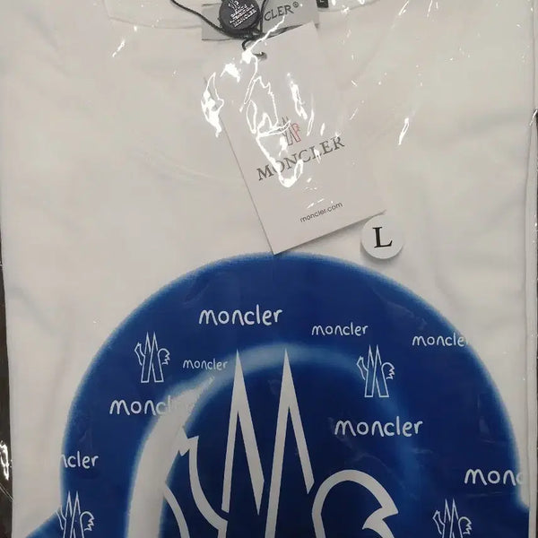 [BUNJANG] Moncler T-Shirt White L / 몽클레어 반팔티 화이트 L
