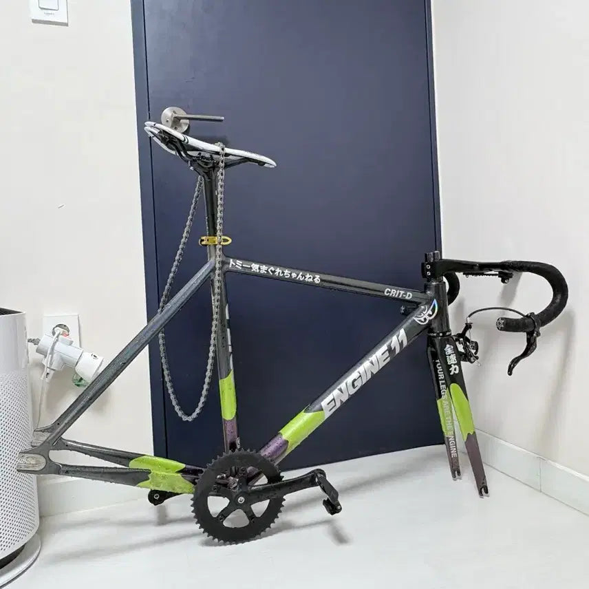[BUNJANG] Engine11 Critdi Poison Green Complete Bike (Excluding Wheels) / 엔진11 크릿디 포이즌그린 반차
