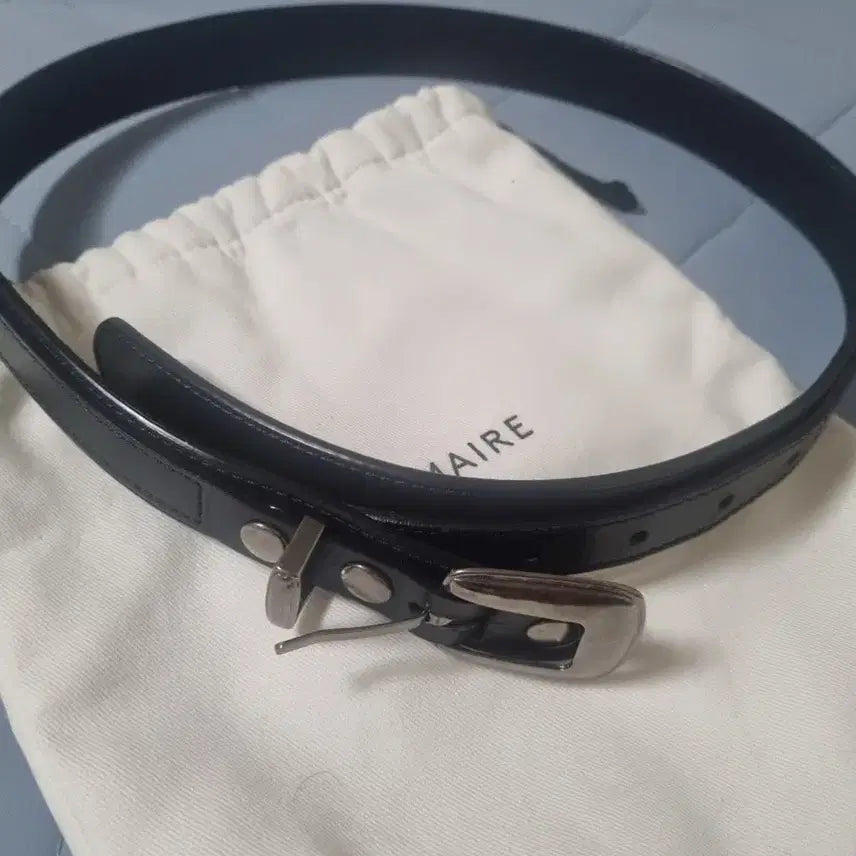 [BUNJANG] Lemaire Minimal Western Belt Black / 르메르 미니멀 웨스턴 블랙벨트(85)