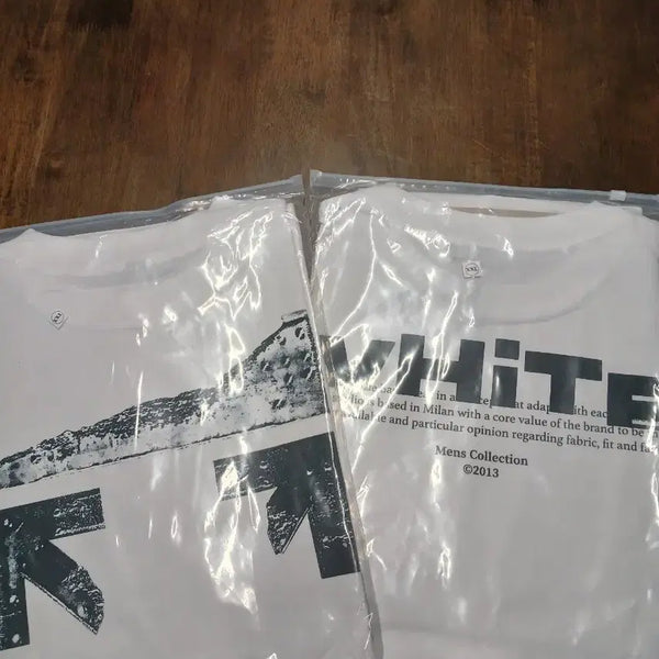[BUNJANG] Off-White Short Sleeve T-Shirt White XL / 오프화이트 반팔티 화이트 2엑라