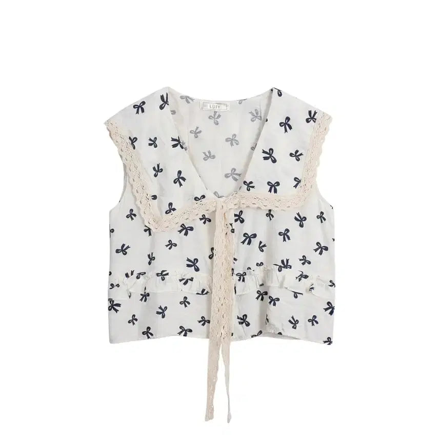 [BUNJANG] Women's Lily Blouse with Large Collar (Ivory) / 여성F/ 텍새 릴리 빅카라 블라우스IV
