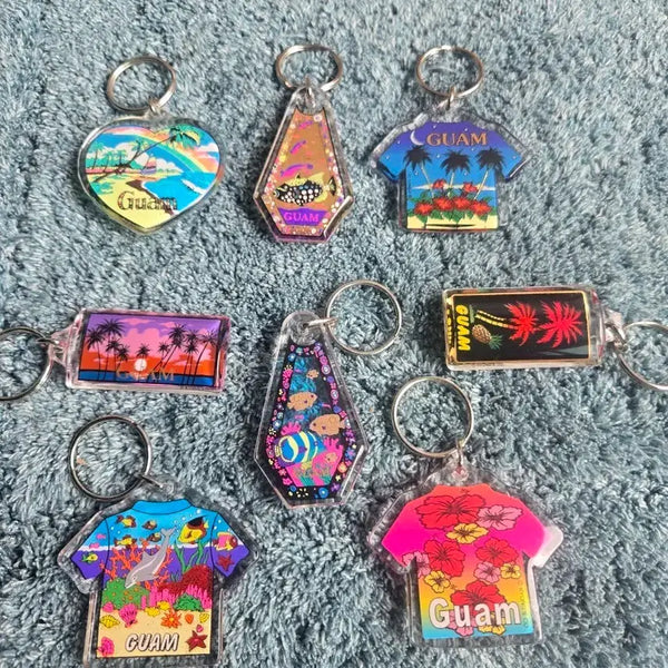 [BUNJANG] Guam Souvenir Keychain Bundle (8 Pieces) / 괌 기념품 열쇠고리 8개