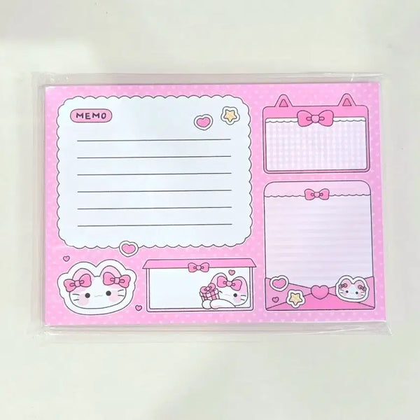 [BUNJANG] Myau Large Deco Memo Pad Paper / [포용] 먀오 대떡메모지 다꾸 메모지