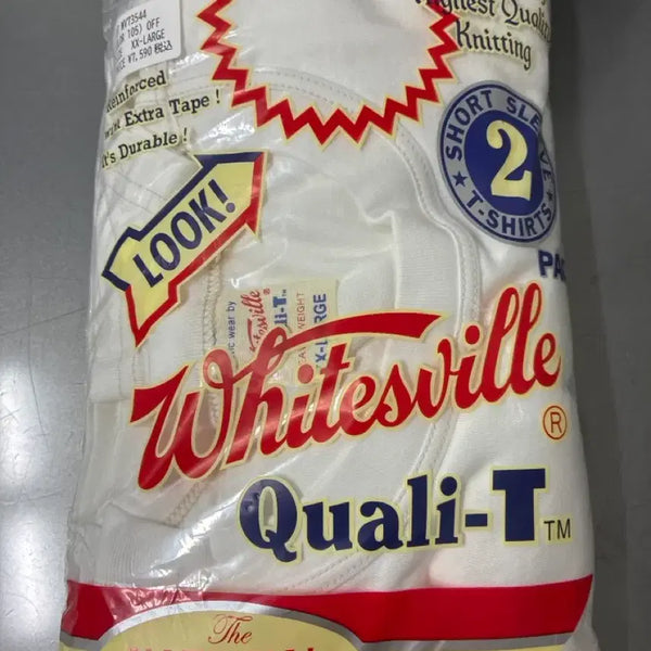 [BUNJANG] Whitesville 2-Pack T-Shirt White 2XL / 화이츠빌 티셔츠 2팩 반팔 화이트 2XL