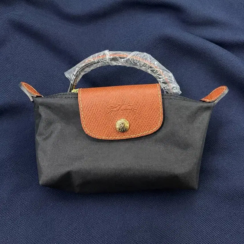 [BUNJANG] Longchamp Le Pliage Original Handle Pouch Black / 롱샴 플리아쥬 오리지널 핸들 파우치 블랙