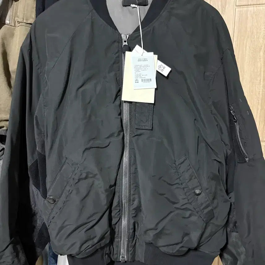 [BUNJANG] Politedu Patched MA-1 Flight Jacket / (2) 폴리테루 패치드마원