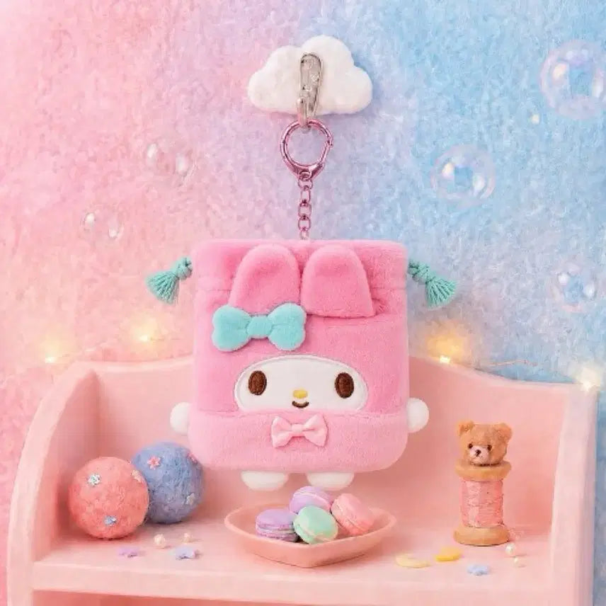 [BUNJANG] Sanrio Mini Mini Color Zipper Charm Keychain (Cinnamoroll/My Melody) / 산리오 미니미니 컬러 조이개 키링 (시나모롤/마이멜로디)