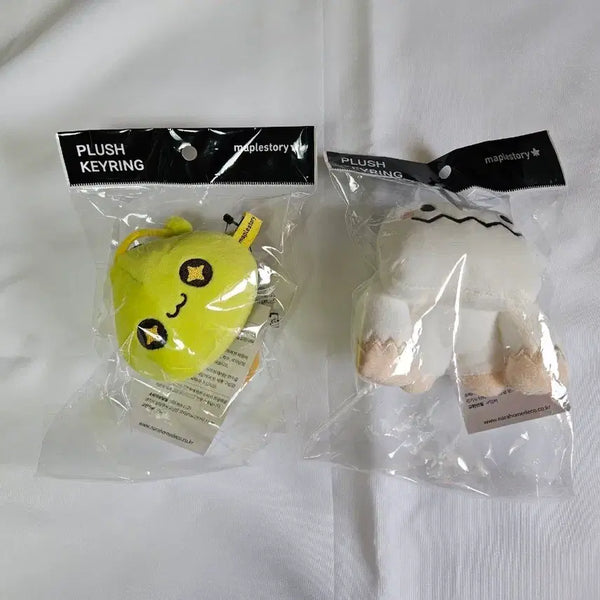 [BUNJANG] MapleStory Slime & Yeti Doll Keychain Set / 메이플스토리 슬라임 예티 인형 키링