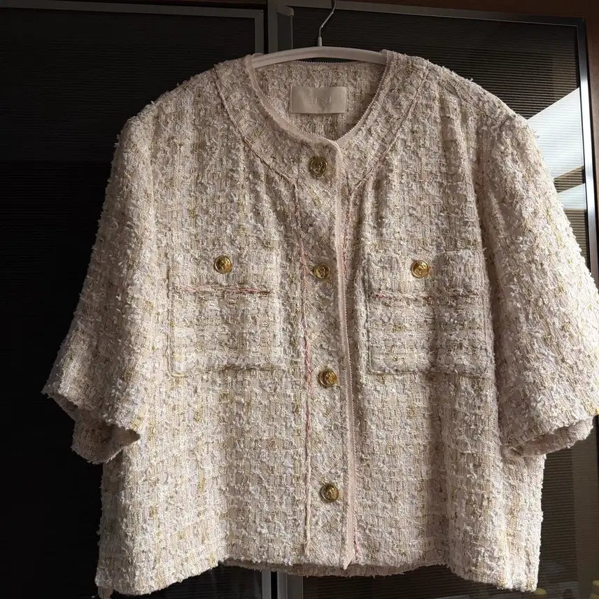 [BUNJANG] SJSJ Tweed Jacket / 한섬 SJSJ 에스제이 트위드 재킷 자켓