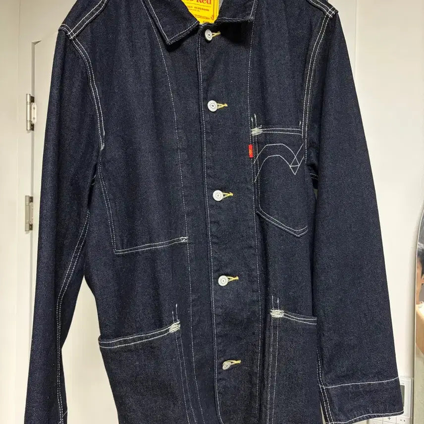 [BUNJANG] Levi's Work Jacket Denim Trucker Jacket / 리바이스 워크자켓 데님 트러커 자켓