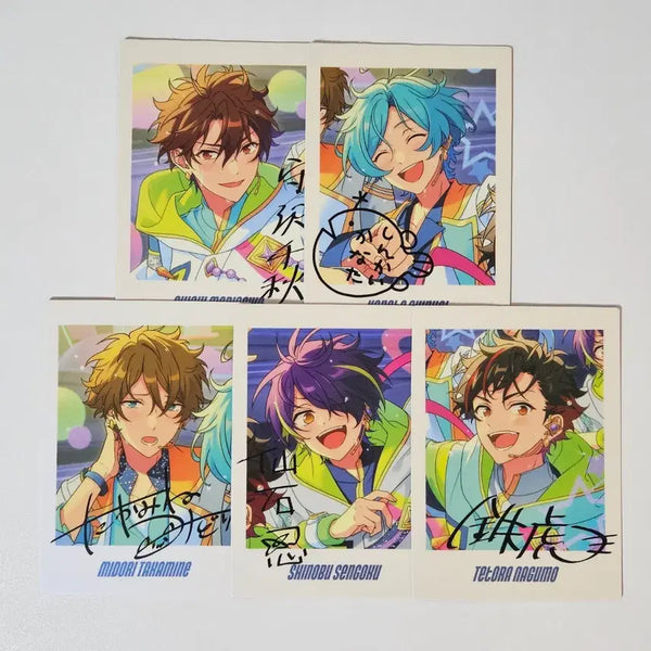 [BUNJANG] Ensemble Stars! 10th Anniversary Yusei Redi PASHACLE Card Set / 앙스타 치아키 카나타 미도리 시노부 테토라 유성대 10주년 파샤 파샷츠