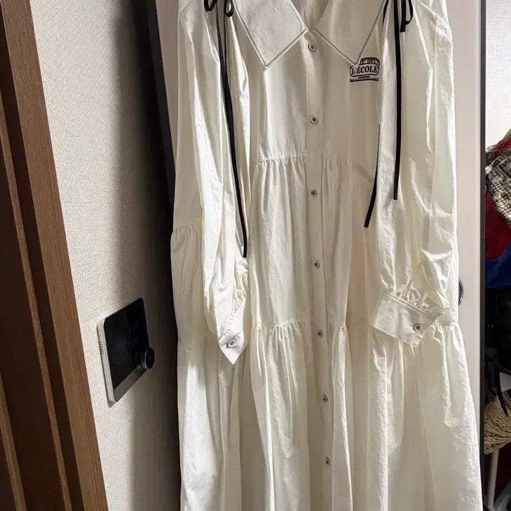 [BUNJANG] Ozsecon White Shirt Material Dress / 한섬 오즈세컨 원피스