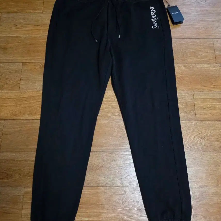 [BUNJANG] Saint Laurent Logo Embroidered Jogger Pants / 생로랑 로고 자수 조거 팬츠