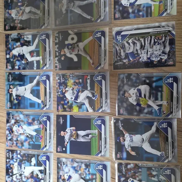 [BUNJANG] LA Dodgers Baseball Cards - 15 Card Set / LA 다저스 야구 카드 15장 세트