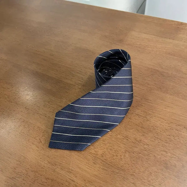 [BUNJANG] Time Silk Necktie / 타임 실크 넥타이 OS