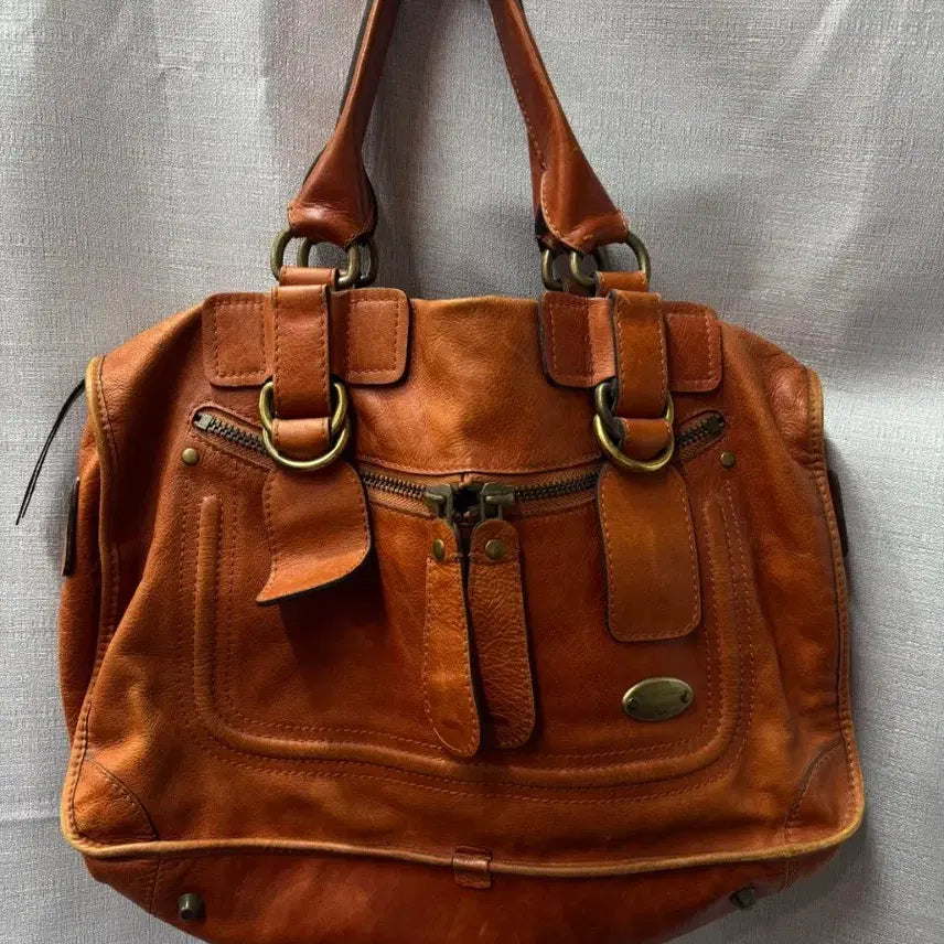 [BUNJANG] Chloé Y2k Vintage Leather Tote Bag / 끌로에 Y2k 빈티지 레더 토트백